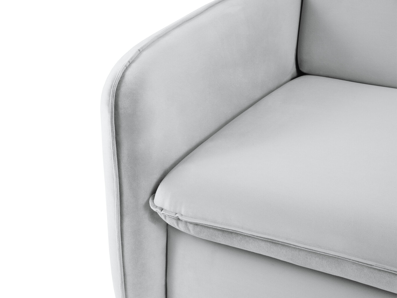 Dīvāns-gulta Cosmopolitan Design Vienna, pelēks cena un informācija | Dīvāni | 220.lv