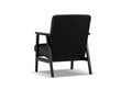 Krēsls Cosmopolitan Design Tomar, melns цена и информация | Atpūtas krēsli | 220.lv