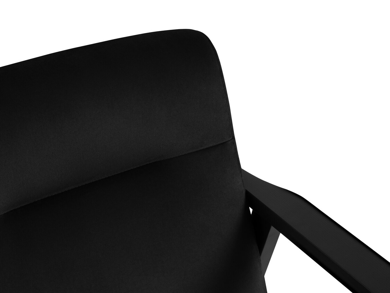 Krēsls Cosmopolitan Design Tomar, melns cena un informācija | Atpūtas krēsli | 220.lv