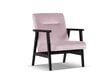 Krēsls Cosmopolitan Design Tomar, rozā/melns цена и информация | Atpūtas krēsli | 220.lv
