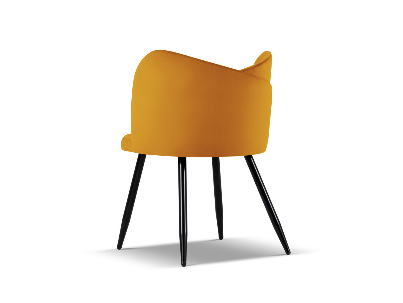 Krēsls Cosmopolitan Design Santana, dzeltens/melns цена и информация | Virtuves un ēdamistabas krēsli | 220.lv