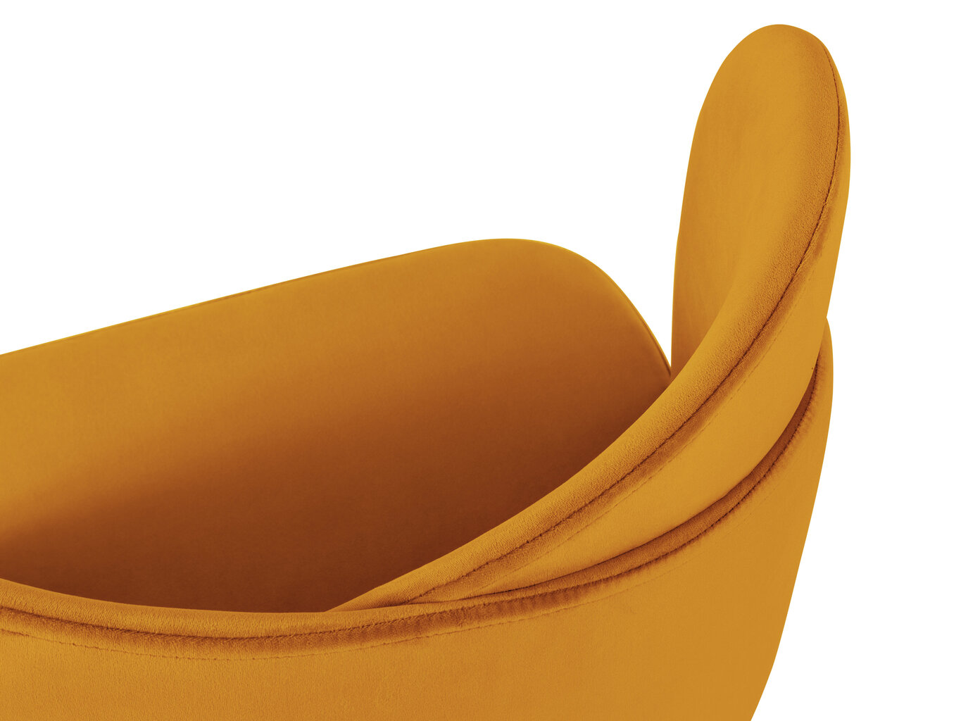 2-u krēslu komplekts Cosmopolitan Design Santana, oranžs cena un informācija | Virtuves un ēdamistabas krēsli | 220.lv