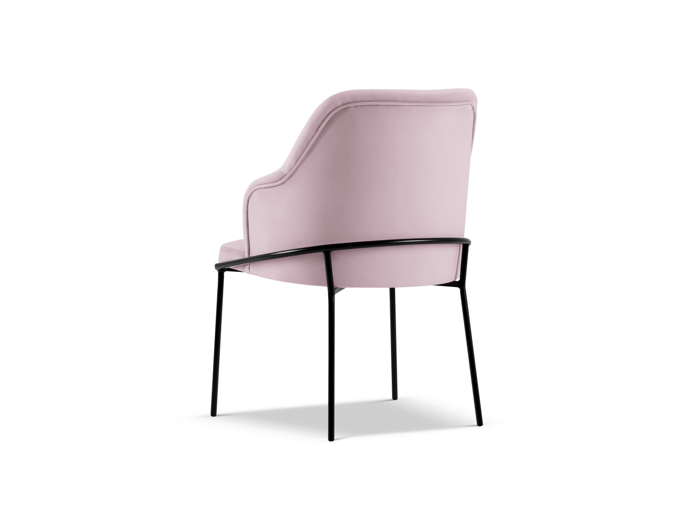 Krēsls Cosmopolitan Design Sandrine, rozā/melns цена и информация | Virtuves un ēdamistabas krēsli | 220.lv