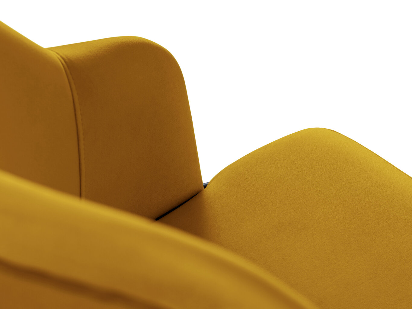 Krēsls Cosmopolitan Design Sandrine, dzeltens/melns cena un informācija | Virtuves un ēdamistabas krēsli | 220.lv