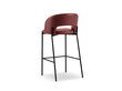 Bāra krēsls Cosmopolitan Design Meda, sarkans cena un informācija | Virtuves un ēdamistabas krēsli | 220.lv