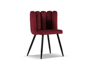 Krēsls Cosmopolitan Design Evora, sarkans/melns cena un informācija | Virtuves un ēdamistabas krēsli | 220.lv