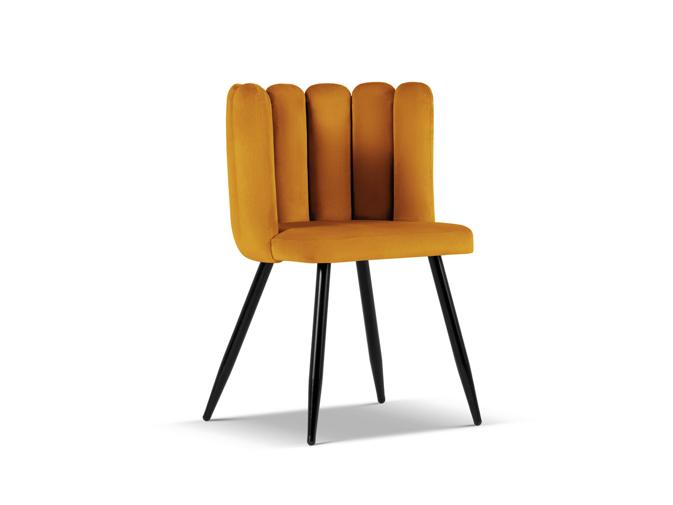 Krēsls Cosmopolitan Design Evora, oranžs/melns цена и информация | Virtuves un ēdamistabas krēsli | 220.lv