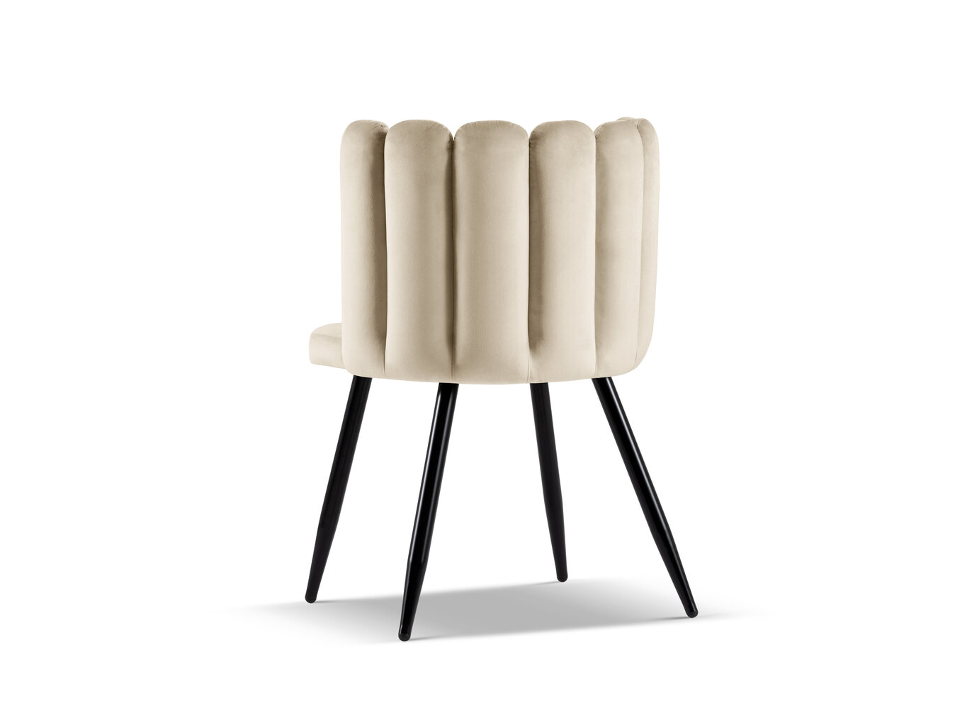 Krēsls Cosmopolitan Design Evora, smilškrāsa/melns cena un informācija | Virtuves un ēdamistabas krēsli | 220.lv