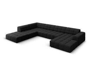 Stūra dīvāns Cosmopolitan Design Chicago, melns cena un informācija | Stūra dīvāni | 220.lv