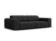 Dīvāns Cosmopolitan Design Chicago, melns cena un informācija | Dīvāni | 220.lv