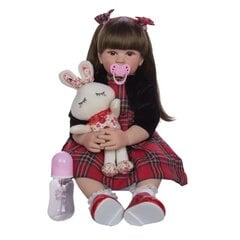 Lelle ar aksesuāriem Reborn dolls, 58cm. cena un informācija | Rotaļlietas meitenēm | 220.lv