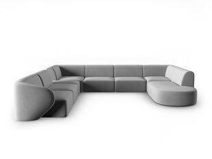 Stūra dīvāns Milo Casa Paolo, pelēks cena un informācija | Stūra dīvāni | 220.lv