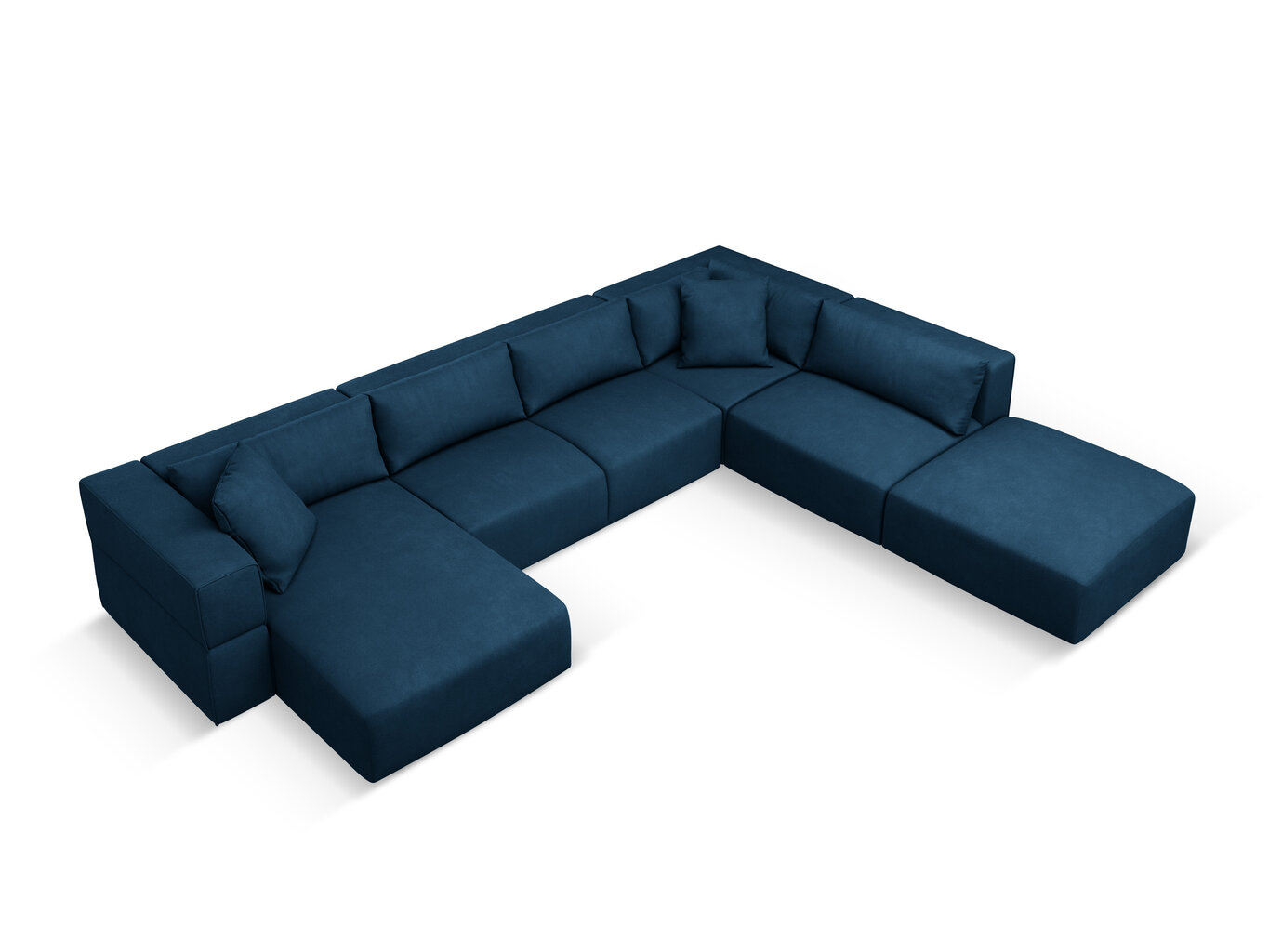 Stūra dīvāns Milo Casa Esther, zils cena un informācija | Stūra dīvāni | 220.lv