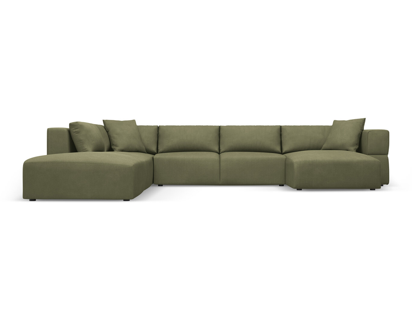 Stūra dīvāns Milo Casa Esther, zaļš cena un informācija | Stūra dīvāni | 220.lv