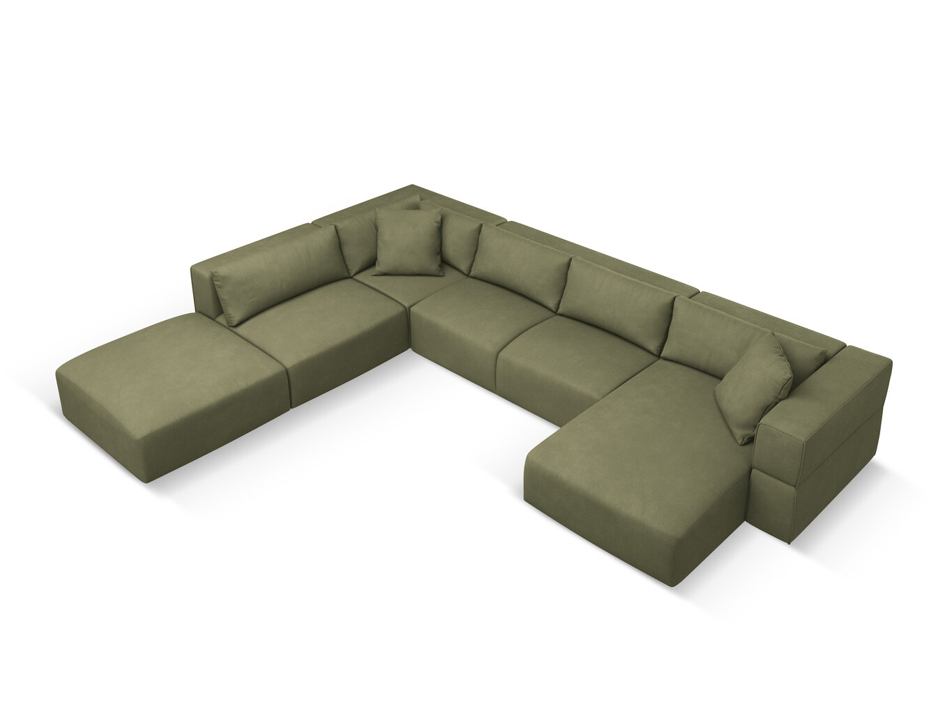 Stūra dīvāns Milo Casa Esther, zaļš цена и информация | Stūra dīvāni | 220.lv