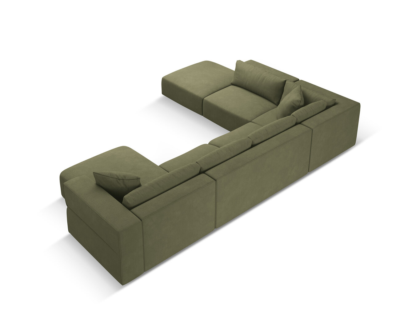 Stūra dīvāns Milo Casa Esther, zaļš цена и информация | Stūra dīvāni | 220.lv
