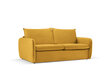Dīvāns-gulta Cosmopolitan Design Vienna, dzeltens cena un informācija | Dīvāni | 220.lv