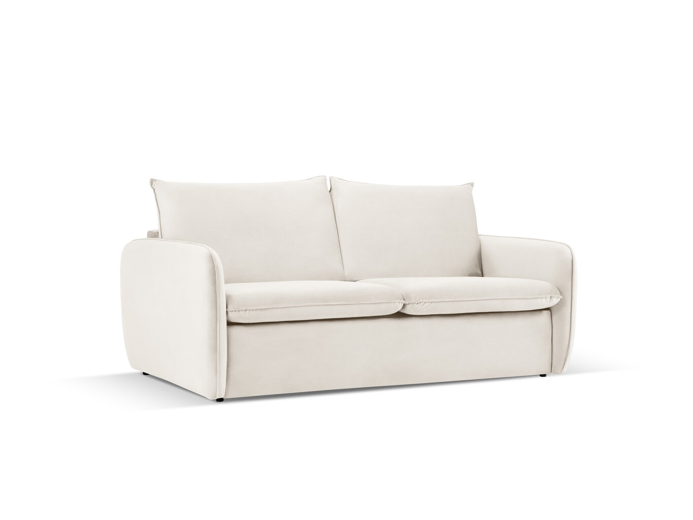 Dīvāns-gulta Cosmopolitan Design Vienna, smilškrāsas cena un informācija | Dīvāni | 220.lv