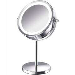 Kosmētiskais spogulis ar LED gaismu, 15 cm cena un informācija | Kosmētikas somas, spoguļi | 220.lv