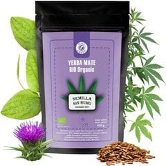 Tēja Yerba Mate Bio Organic Semilla Sin Humo, 400 g cena un informācija | Tēja | 220.lv