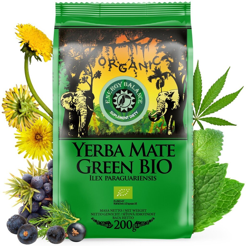 Tēja Yerba Mate Bio Organic Energy Balance, 400 g цена и информация | Tēja | 220.lv