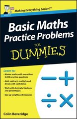 Basic Maths Practice Problems For Dummies UK Edition цена и информация | Книги по экономике | 220.lv