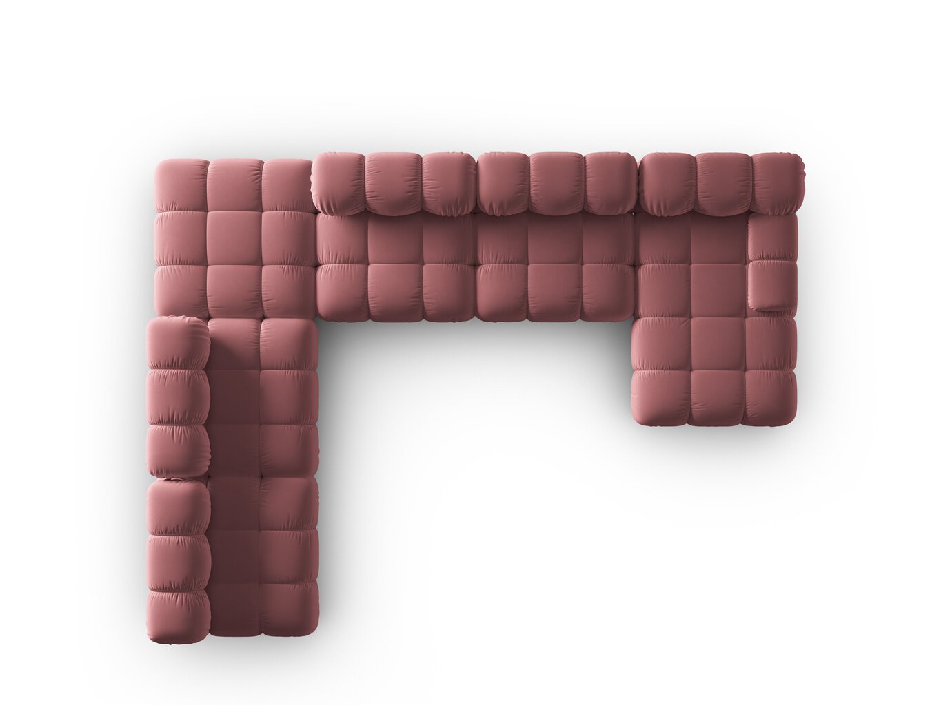 Stūra dīvāns Milo Casa Tropea, rozā цена и информация | Stūra dīvāni | 220.lv