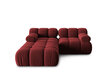 Stūra dīvāns Milo Casa Tropea, sarkans цена и информация | Stūra dīvāni | 220.lv