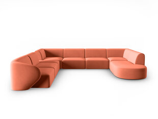 Stūra dīvāns Milo Casa Paolo, rozā cena un informācija | Stūra dīvāni | 220.lv