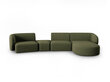Stūra dīvāns Milo Casa Paolo, zaļš цена и информация | Stūra dīvāni | 220.lv