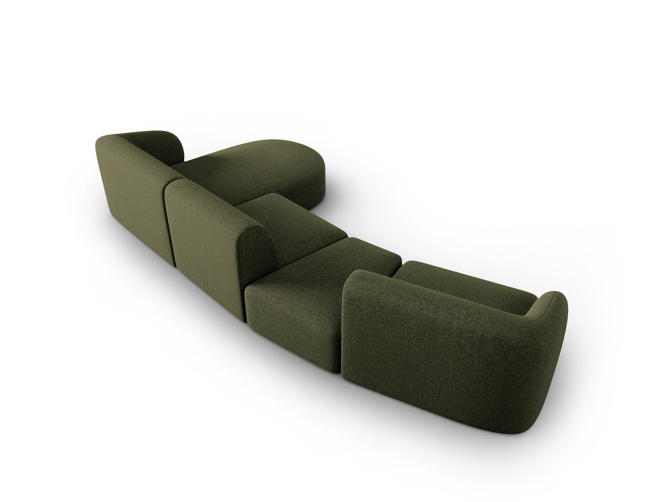Stūra dīvāns Milo Casa Paolo, zaļš цена и информация | Stūra dīvāni | 220.lv