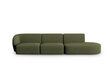Dīvāns Milo Casa Paolo, 302x85x74 cm, zaļš cena un informācija | Dīvāni | 220.lv