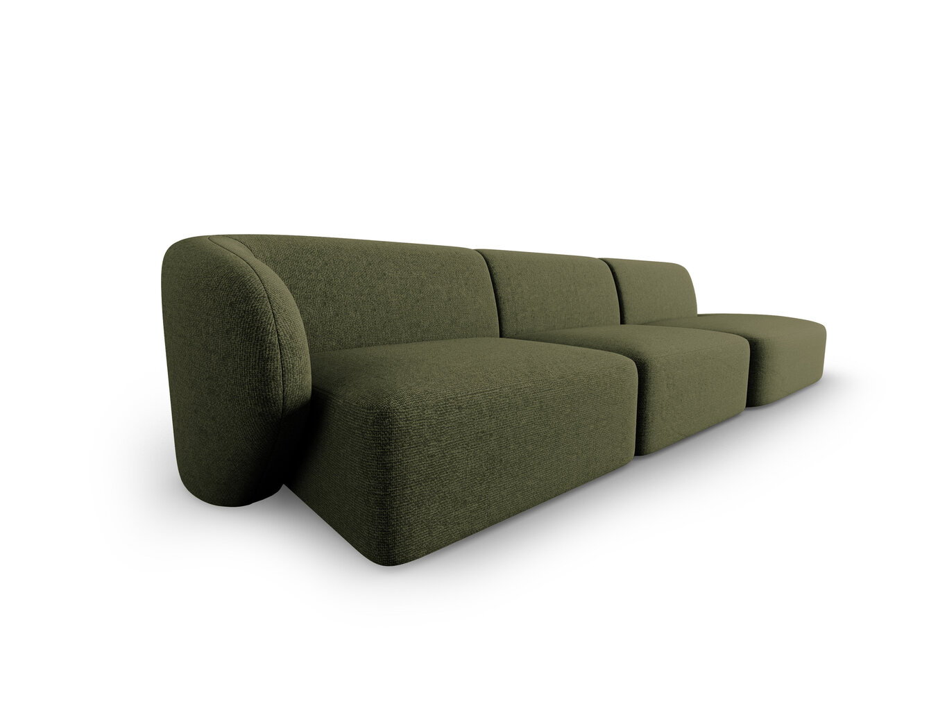 Dīvāns Milo Casa Paolo, 302x85x74 cm, zaļš cena un informācija | Dīvāni | 220.lv