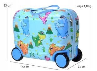 Детский чемодан SunBag Dino цена и информация | Чемоданы, дорожные сумки  | 220.lv