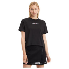 Tommy Hilfiger t-krekls sievietēm 78301, melns cena un informācija | T-krekli sievietēm | 220.lv
