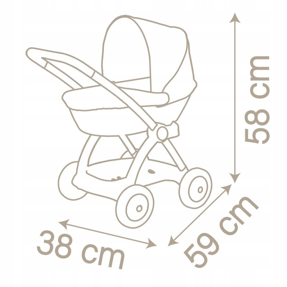 Leļļu ratiņi Smoby Baby Nurse 2 cena un informācija | Rotaļlietas meitenēm | 220.lv
