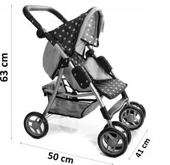 Кукольная коляска Doris DM9352 цена и информация | Игрушки для девочек | 220.lv