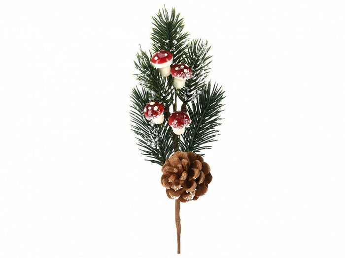 Ziemassvētku dekorācijas zars 22 cm cena un informācija | Ziemassvētku dekorācijas | 220.lv