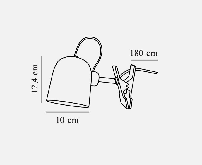 Nordlux Clamp lampa Angle 2220362001 цена и информация | Sienas lampas | 220.lv