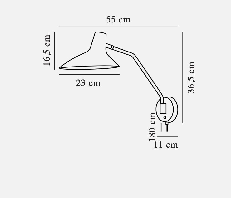 Nordlux sienas lampa Darci 2120551003 cena un informācija | Sienas lampas | 220.lv