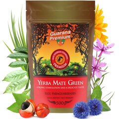 Tēja Yerba Mate Green Guarana Premium, 500 g cena un informācija | Tēja | 220.lv