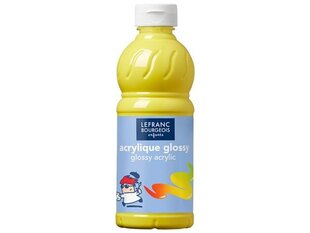 Akrila krāsa primary yellow Glossy 153, 500ml цена и информация | Принадлежности для рисования, лепки | 220.lv