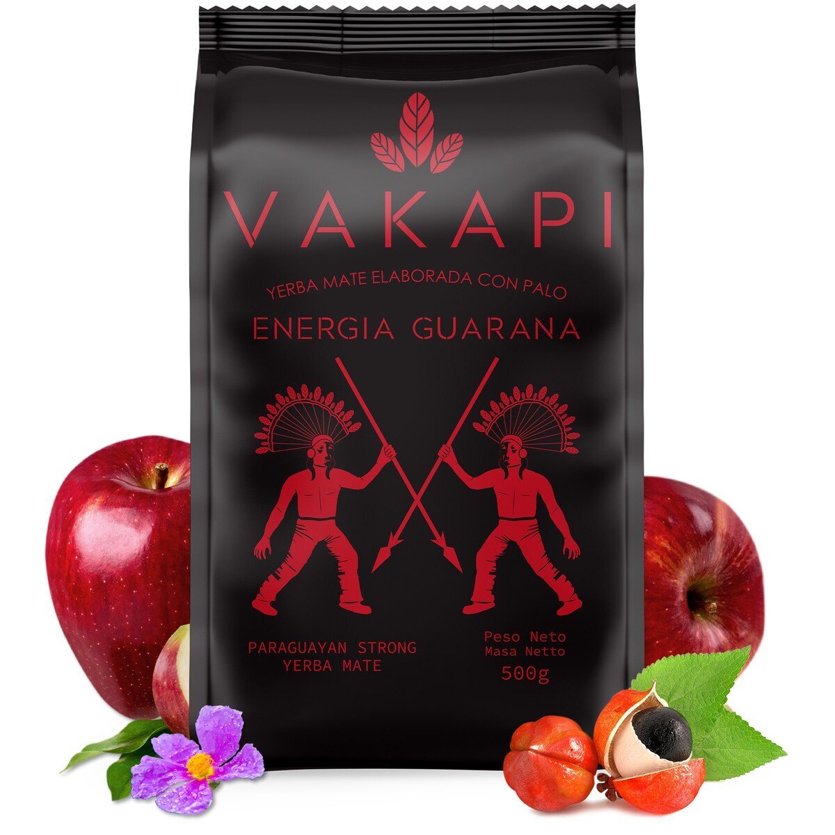 Чай Yerba mate Vakapi Energia Guarana, 500 г цена | 220.lv