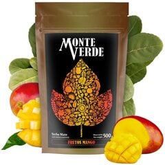 Tēja Yerba mate Monte Verde FRUTOS MANGO, 500g cena un informācija | Tēja | 220.lv