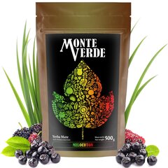 Tēja Yerba Mate Monte Verde Blackberry MELOCOTON, 500g cena un informācija | Tēja | 220.lv