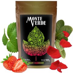 Tēja Yerba mate Monte Verde CREAMY STRAWBERRY, 500g cena un informācija | Tēja | 220.lv