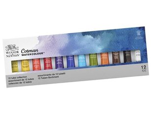 Akvareļkrāsu komplekts Cotman, 12x8ml cena un informācija | Modelēšanas un zīmēšanas piederumi | 220.lv