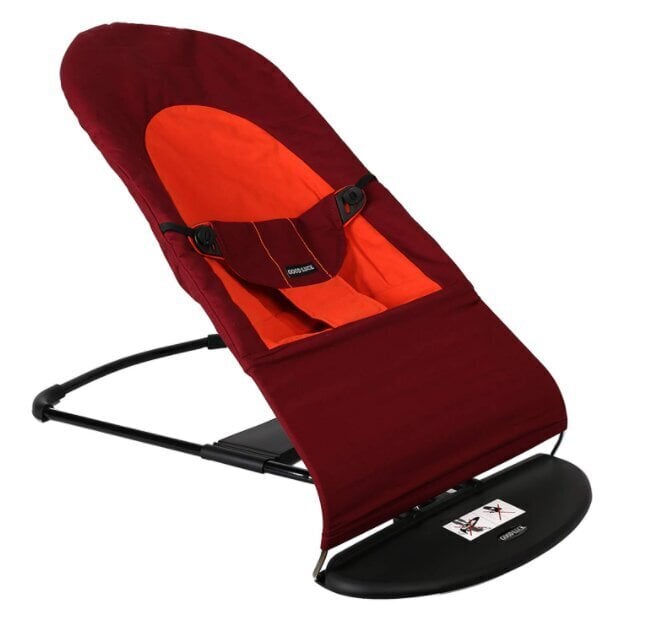 Bērnu šūpuļkrēsls Bouncer baby rocker, sarkans цена и информация | Bērnu šūpuļkrēsliņi | 220.lv