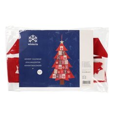 Ziemassvētku dekorācija Ziemassvētku eglīte-kalendārs cena un informācija | Ziemassvētku dekorācijas | 220.lv