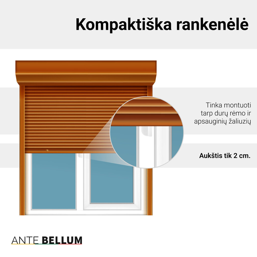 Balkona durvju rokturis melns (RAL9005) - ar skrūvēm, viegli uzstādāms cena un informācija | Durvju rokturi | 220.lv